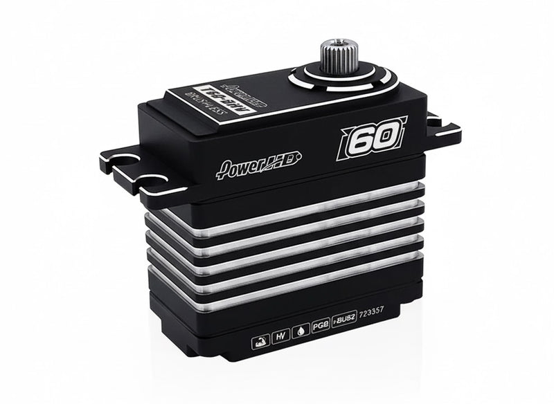 Power HD T60-BHV High Voltage Brushless Steel Gear Servo 60kg-cm 8.4V / 0.080sec