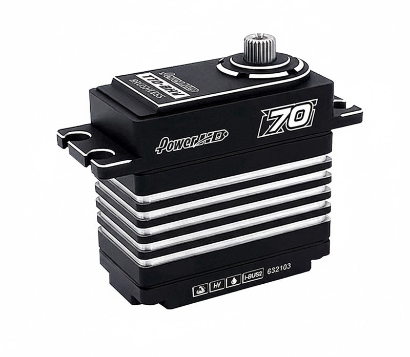 Power HD T70-BHV High Voltage Brushless Steel Gear Servo 70kg-cm 8.4V / 0.120sec