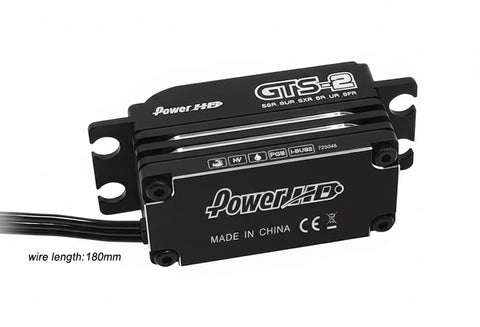 Power HD GTS-2 180mm Wire High Voltage Brushless Lightweight Titanium Gear Servo