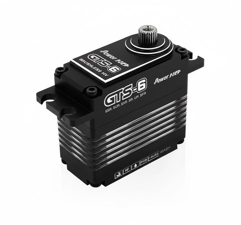 Power HD GTS-6 High Voltage Brushless Motor Aluminum Gear Servo 833.2 oz / 0.07s