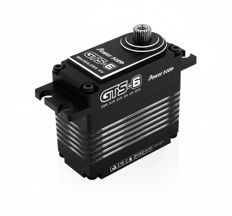 Power HD GTS-6 High Voltage Brushless Motor Aluminum Gear Servo 833.2 oz / 0.07s