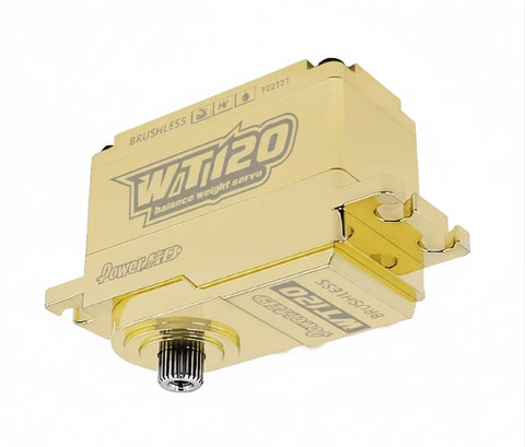 Power HD WT120 Brass Brushless Rock Crawler Digital Servo 50.0kg/0.08s/694.4oz