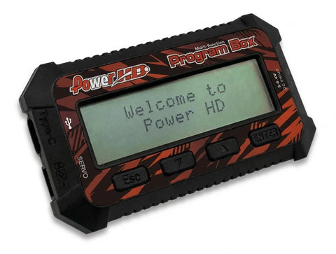 Power HD PG-CB63 Multi-Function Servo Programming Box - Voltage 5-8.4V DC