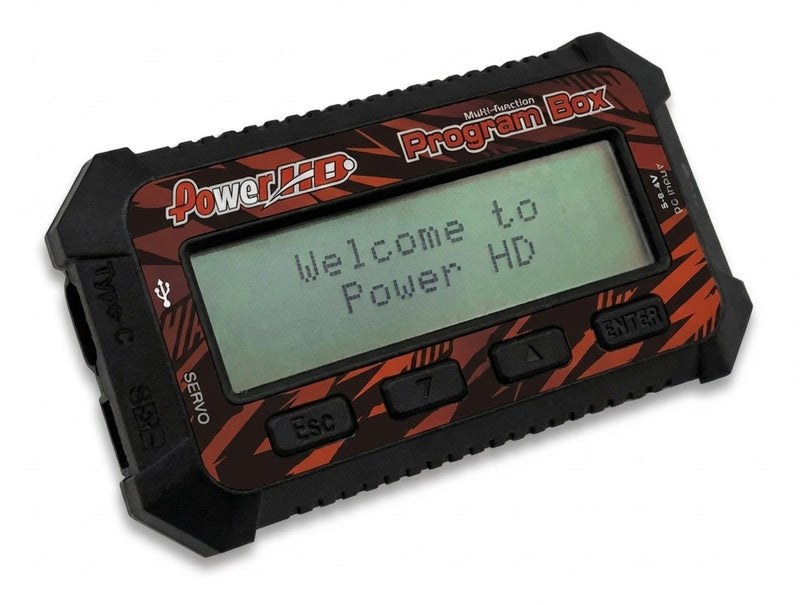 Power HD PG-CB63 Multi-Function Servo Programming Box - Voltage 5-8.4V DC