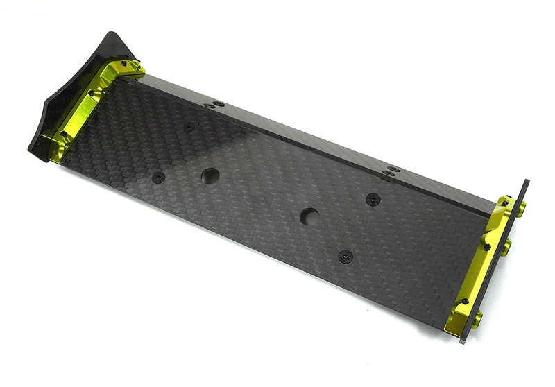 Carbon Fiber Rear Aero Wing Kit for Traxxas 1/10 E-Revo 2.0 48.5mm 5413 5446