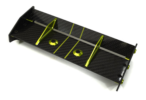 Carbon Fiber Rear Aero Wing Kit for Traxxas 1/10 E-Revo 2.0 48.5mm 5413 5446