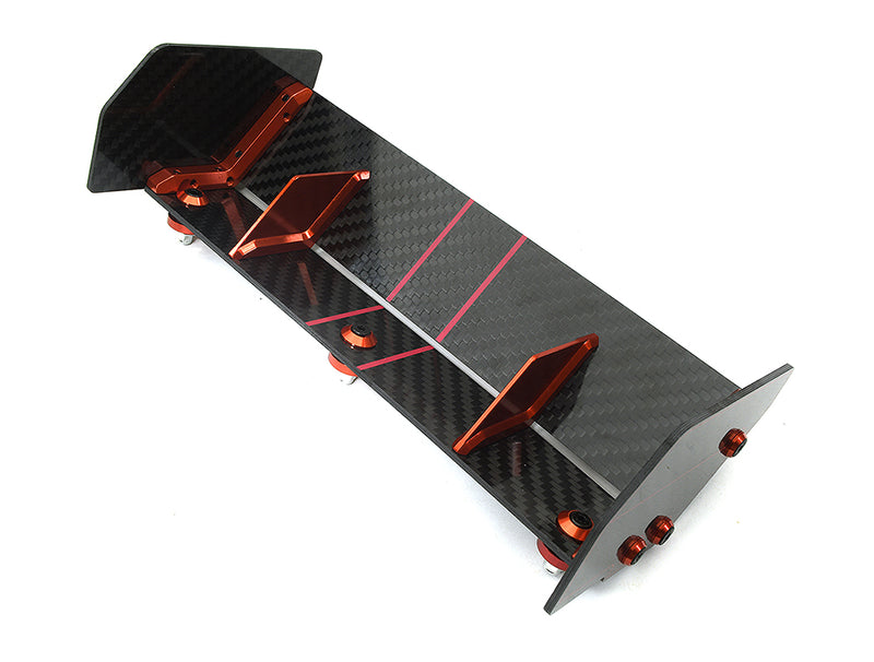 Carbon Fiber Rear Aero Wing Kit for Arrma 1/7 Infraction 6S BLX ARA480024