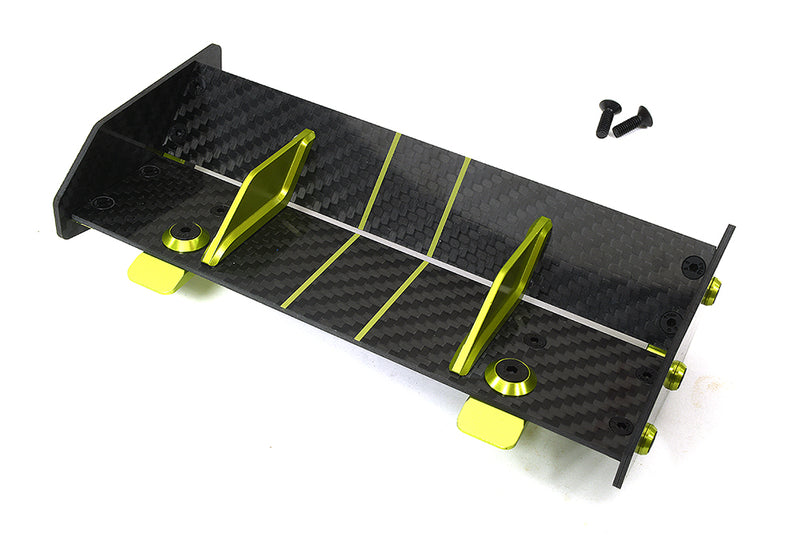 Carbon Fiber Rear Aero Wing Kit for Arrma 1/10 Vorteks 2WD 4X4 3s BLX ARA480045