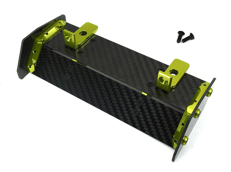 Carbon Fiber Rear Aero Wing Kit for Arrma 1/10 Vorteks 2WD 4X4 3s BLX ARA480045