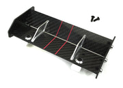 Carbon Fiber Rear Aero Wing Kit for Arrma 1/10 Vorteks 2WD 4X4 3s BLX ARA480045
