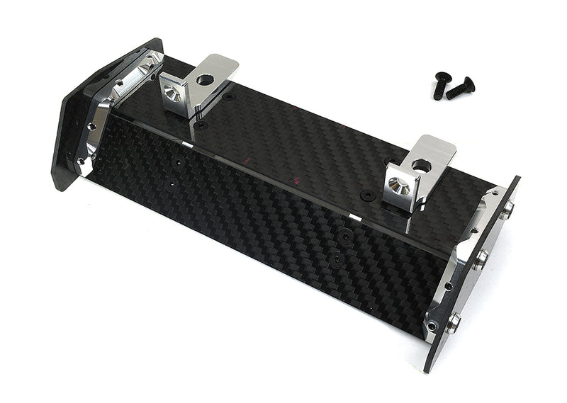 Carbon Fiber Rear Aero Wing Kit for Arrma 1/10 Vorteks 2WD 4X4 3s BLX ARA480045