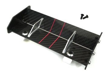 Carbon Fiber Rear Aero Wing Kit for Arrma 1/10 Vorteks 2WD 4X4 3s BLX ARA480045