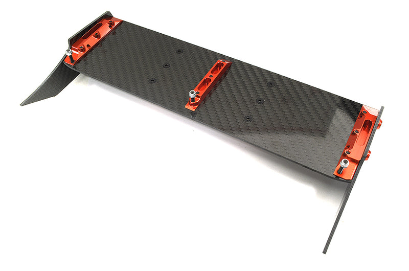 Carbon Fiber Rear Aero Wing Kit for Losi 1/10 Camaro 22S 2WD No Prep Drag | 2WD RTR 22S SCT