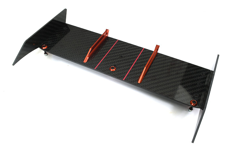 Carbon Fiber Rear Aero Wing Kit for Losi 1/10 Camaro 22S 2WD No Prep Drag