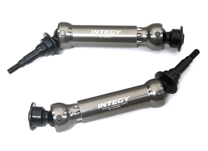 0 to +10mm Rear Universal Drive Shafts for 1/10 Stampede 4X4 & Rustler 4X4 9052