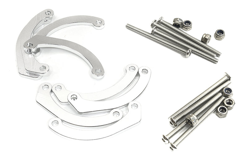 Aluminum Axle Gearbox Lower Protection Plates for Tamiya Super Clod Buster
