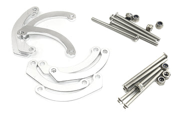 Aluminum Axle Gearbox Lower Protection Plates for Tamiya Super Clod Buster
