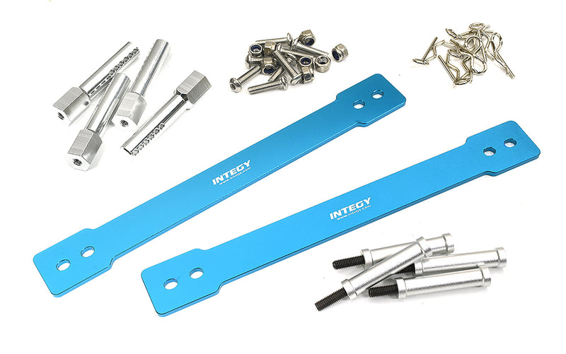 Aluminum Body Mounts w/ Body Stay Mount Plates for Tamiya Super Clod Buster