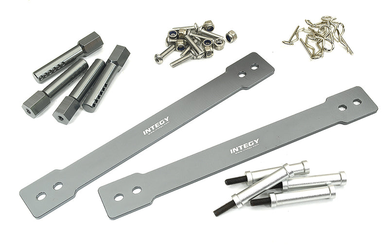 Aluminum Body Mounts w/ Body Stay Mount Plates for Tamiya Super Clod Buster
