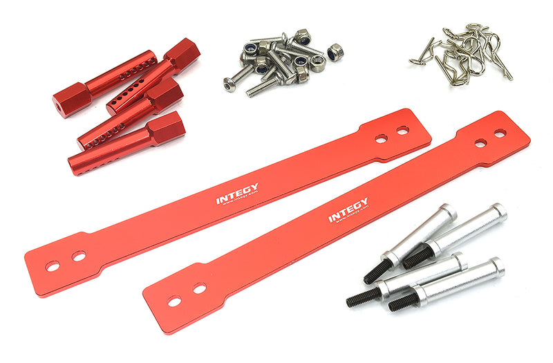 Aluminum Body Mounts w/ Body Stay Mount Plates for Tamiya Super Clod Buster