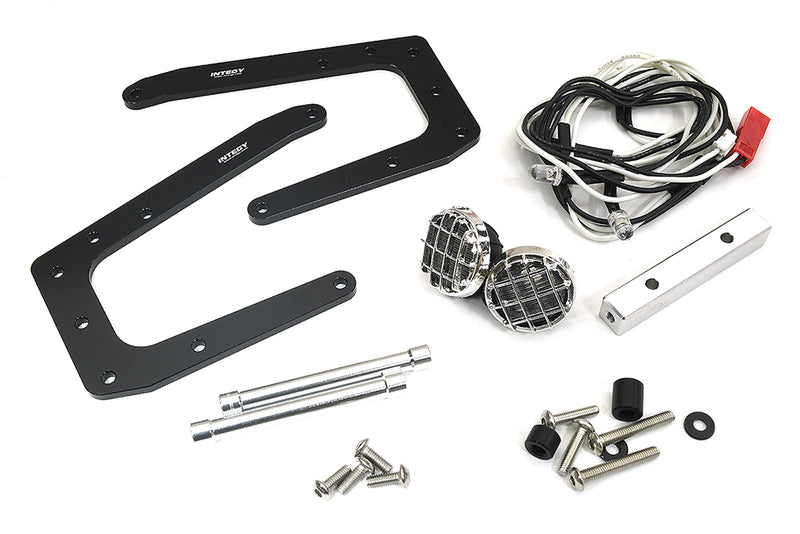 Alloy Machined Front Axle Gearbox Protection Guard for Tamiya Super Clod Buster