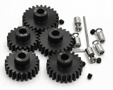 HD Steel 21+22+23+24+25T Pinion Gear Set 1.5 MOD for Traxxas X-Maxx, XRT 5mm/8mm