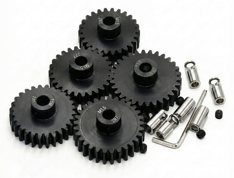 HD Steel 26+27+28+29+30T Pinion Gear Set 1.5 MOD for Traxxas X-Maxx, XRT 5mm/8mm