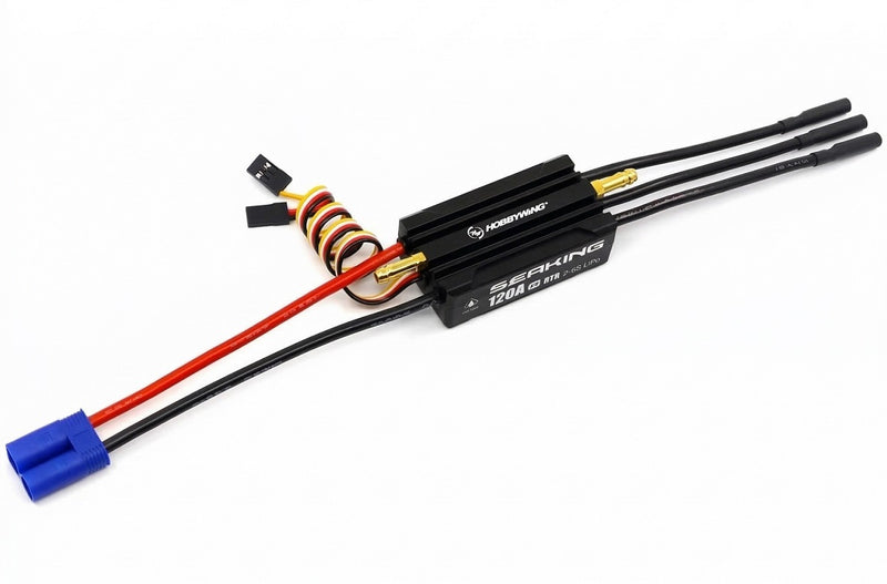 Hobbywing SeaKing 120A V4 Brushless Marine ESC for RC Boat