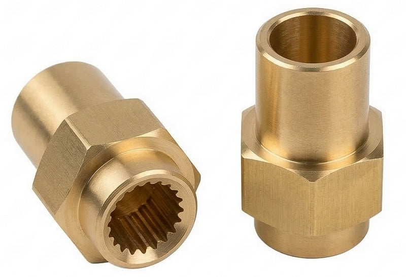 Brass Bevel Joints (2) for Tamiya Super Clod Buster