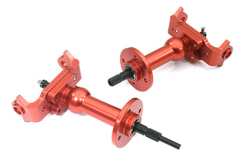 Complete Alloy Axle Tube Assembly (2) for Tamiya Super Clod Buster