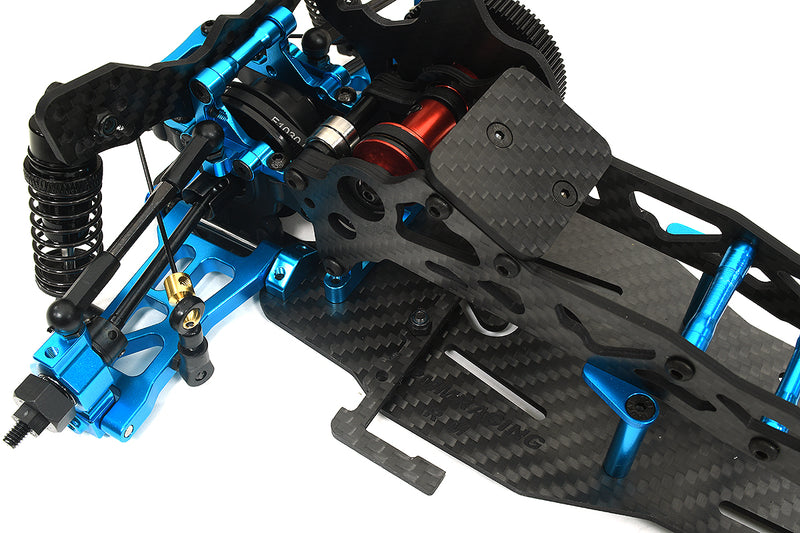1/10 Scale RWD Drift Car w/ Carbon Fiber Chassis and High Motor Mount