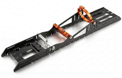 523B69 TFL Carbon Rail Style Mount for 40mm Motor, Servo ESC and Stuffing Tube