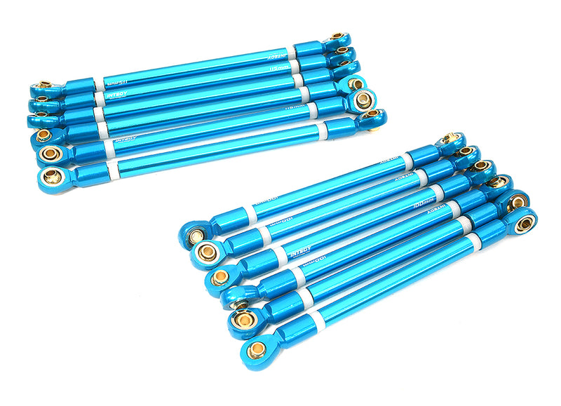 100mm & 115mm Alloy Linkages (12) for Tamiya Super Clod Buster 6X6 Conversion