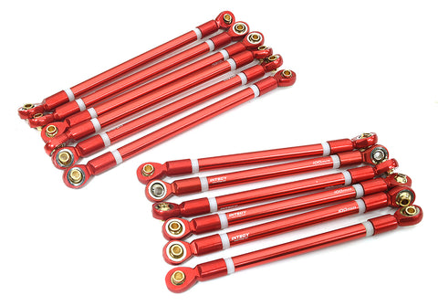 100mm & 115mm Alloy Linkages (12) for Tamiya Super Clod Buster 6X6 Conversion
