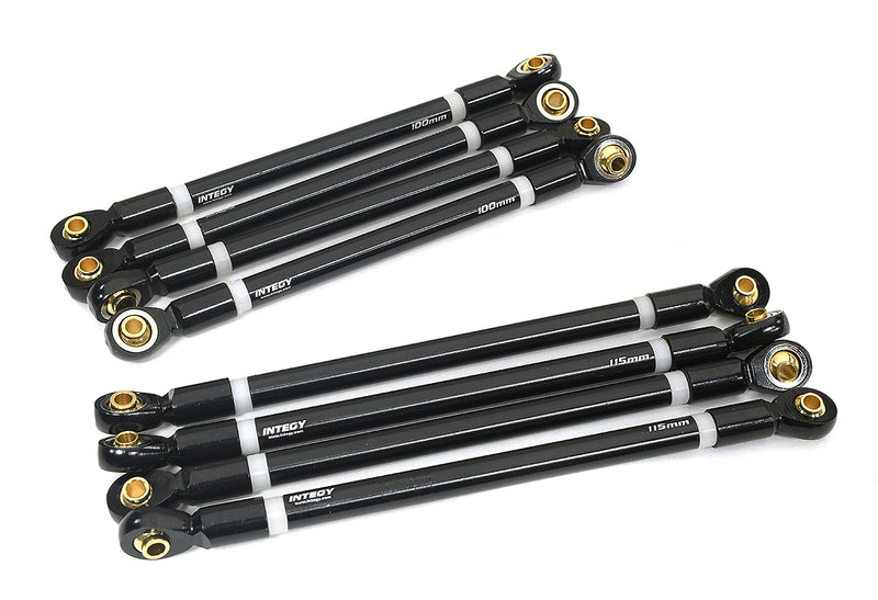 100mm & 115mm Alloy Linkages (8) for Tamiya Super Clod Buster, require C34216