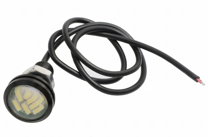 Waterproof LED Convex Lens Light 12V 12W D=22mm L=32mm