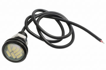 Waterproof LED Convex Lens Light 12V 12W D=22mm L=32mm