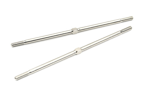 Stainless Steel Turnbuckles (2) for 1/8 & 1/10 Scale RC L=114mm M3.5 Thread Size
