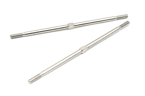 Stainless Steel Turnbuckles (2) for 1/8 & 1/10 Scale RC L=104mm M3.5 Thread Size