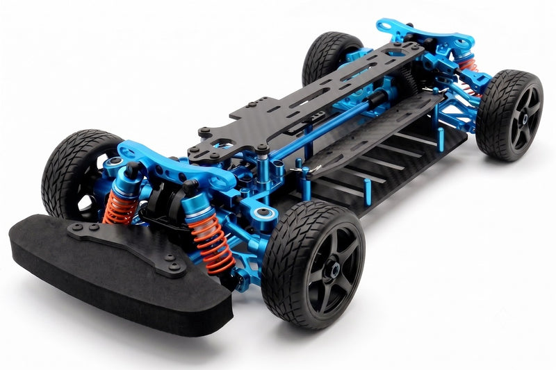 V4 Full Hop-Up Modified 1/10 Size 4WD Shaft Drive Drift Car