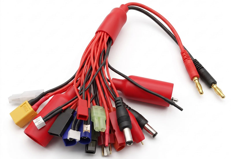 4mm Plug Charger Output - Multi-Purpose Universal Adapter Charging Wire Harness