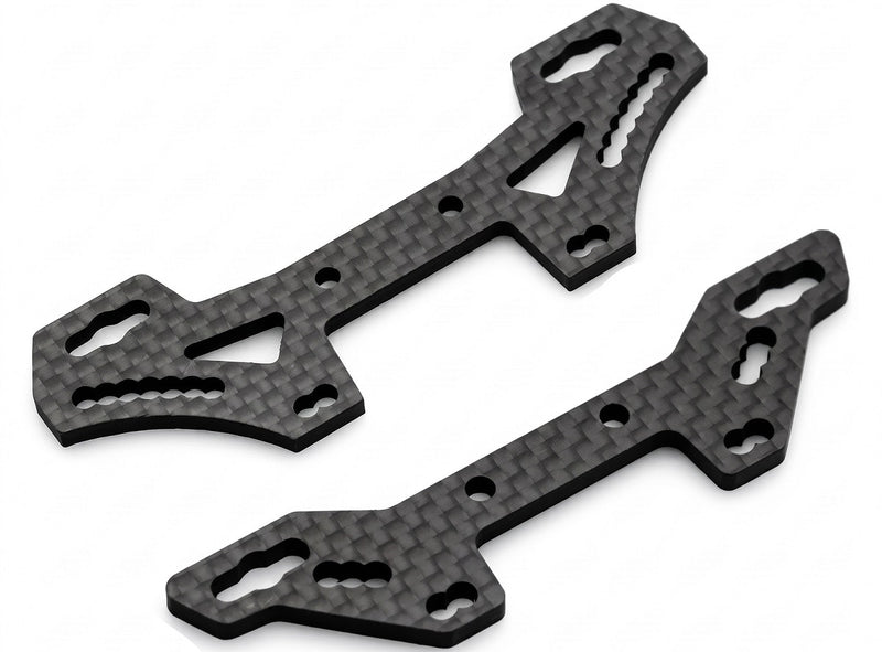 Carbon Fiber Front and Rear Shock Towers for Tamiya TT-02