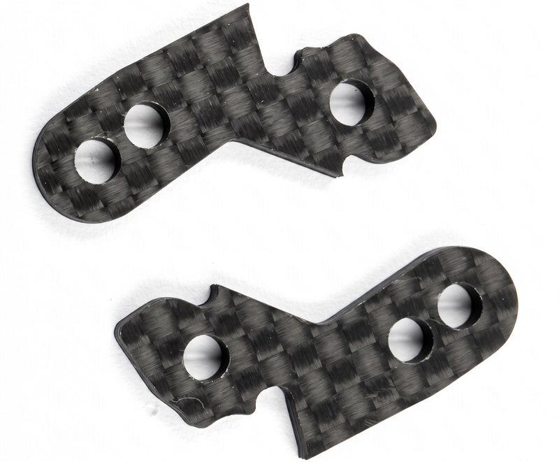 Carbon Fiber Steering Knuckle Plates for Yeah Racing TATT-S04 Conversion Kit