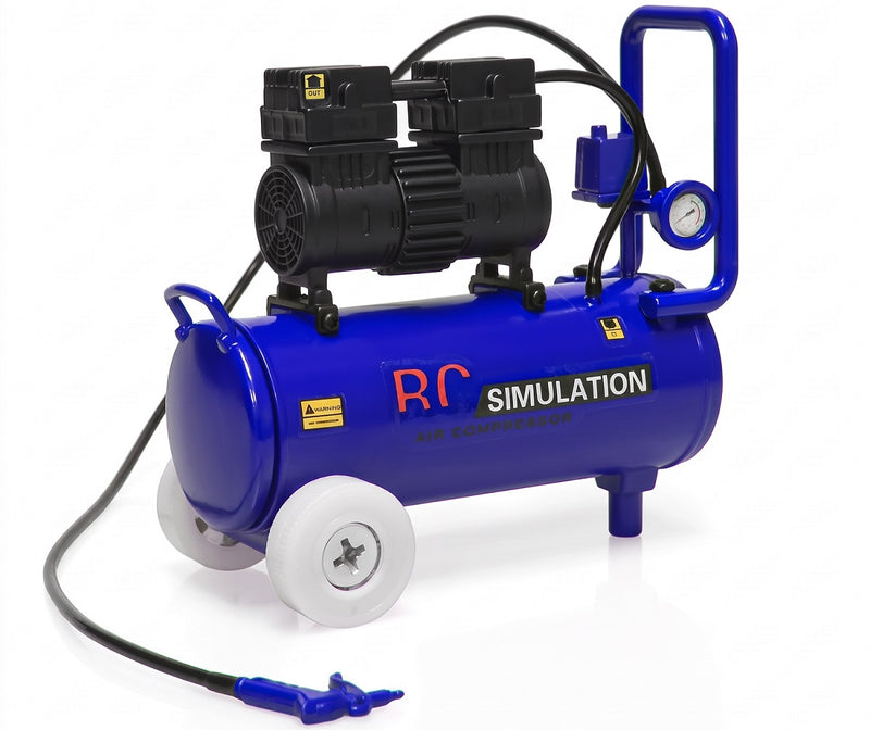 Realistic Gas Powered Air Compressor, Horizontial Portable for 1/10 Scale