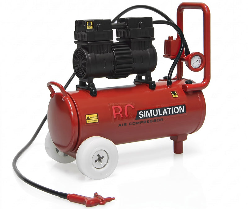 Realistic Gas Powered Air Compressor, Horizontial Portable for 1/10 Scale