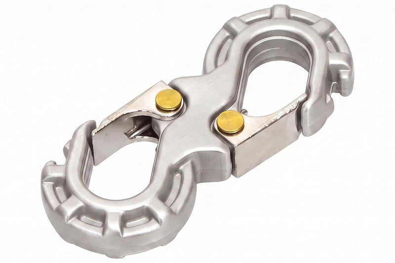 Realistic 1/10 Double Winch Hook for Off-Road Trail Rock Crawling
