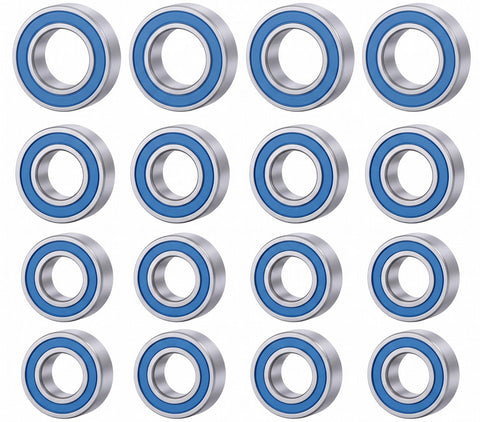 Complete Rubber Seal Bearing Set (16) for Tamiya TT-02 54476