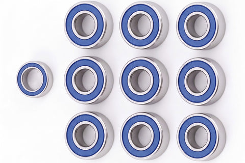 Complete Rubber Seal Bearing Set (10) for Tamiya CW-01 & Hornet 54997
