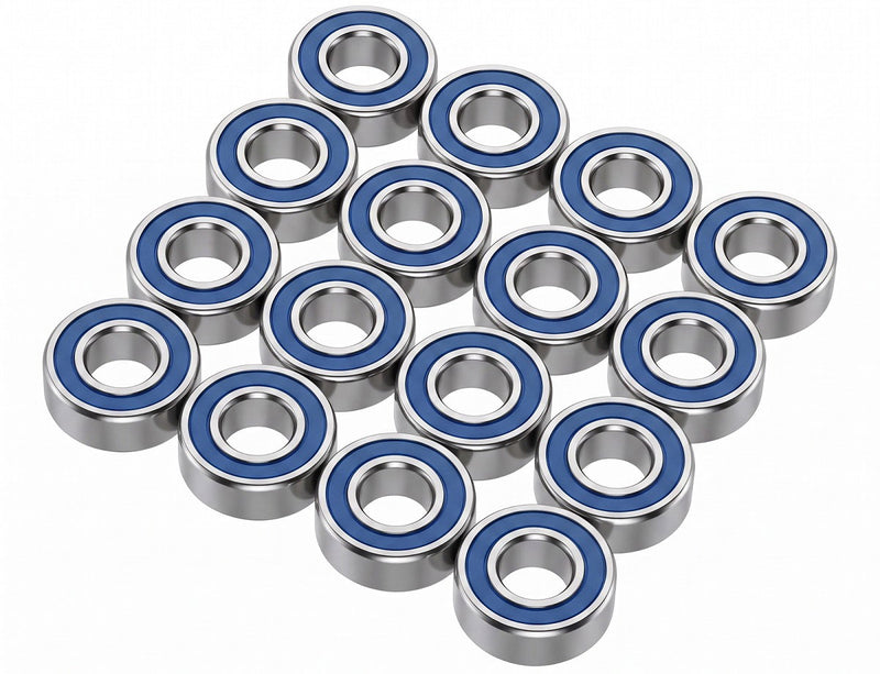 Complete Rubber Seal Bearing Set (16) for Tamiya WR-02, WR-02G & WT-01 54579