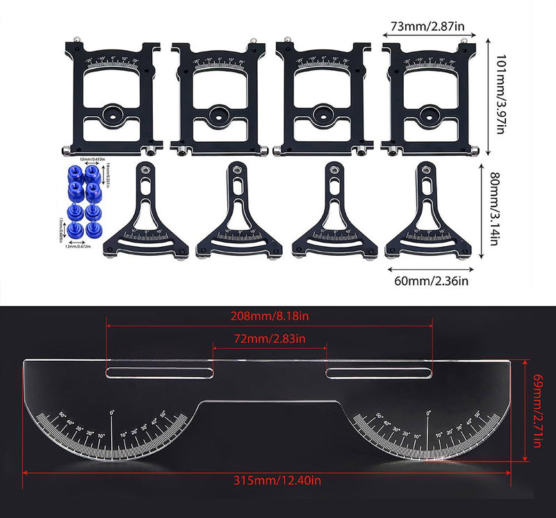 Professional 1/10 On-Road Touring & Drift Chassis Setup Station